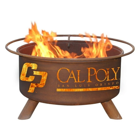 Wolf Outdoor Grills - Patina College Sports 31 diam. Fire Pit with Grill and Free Cover