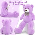 thumbnail image 7 of MorisMos Giant Teddy Bear 55" Stuffed Animal Soft Big Bear Plush Toy, 7 of 7