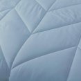 Chevron Stitch All Season Light Blue King Down Alternative Comforter