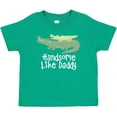 thumbnail image 3 of Inktastic Alligator Handsome Like Daddy Baby Boy Boys Baby T-Shirt, 3 of 5