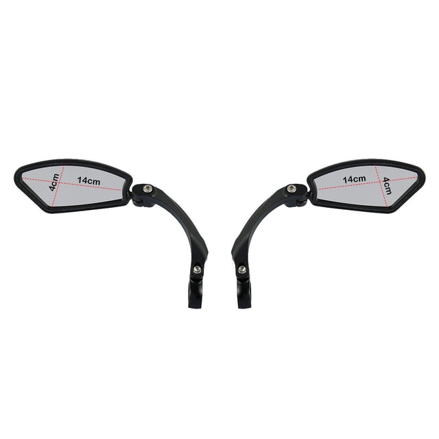 Bicycle Back Sight Reflector Adjustable Left Right Mirrors Bicycle Rear View Mirror Bike Cycling Wide Range