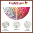 thumbnail image 5 of Kll Purple Sparkling Christmas Tree Skirt 30",Party Decorations Farmhouse For Christmas Decorations Holiday Party, 5 of 8