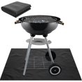 thumbnail image 2 of Fireproof Grill Pad Foldable Fire Pit Mat Heat Resistant Square Barbeque Protective Mat Portable Lawn Terrace Grill Rug Reusable BBQ Protection Pad 59.84×39.37inch for Outdoor, 2 of 9