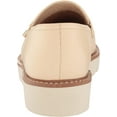 thumbnail image 4 of Naturalizer Women's Adaline Slip-On Platform Loafers Vanilla Cream Beige Leather 8.5M, 4 of 5