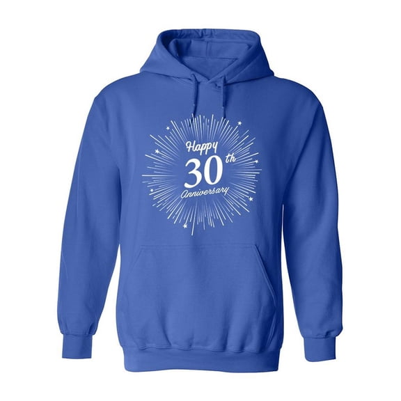 Happy 30th Anniversary Hoodie Men -Image by Shutterstock, Male 3X-Large