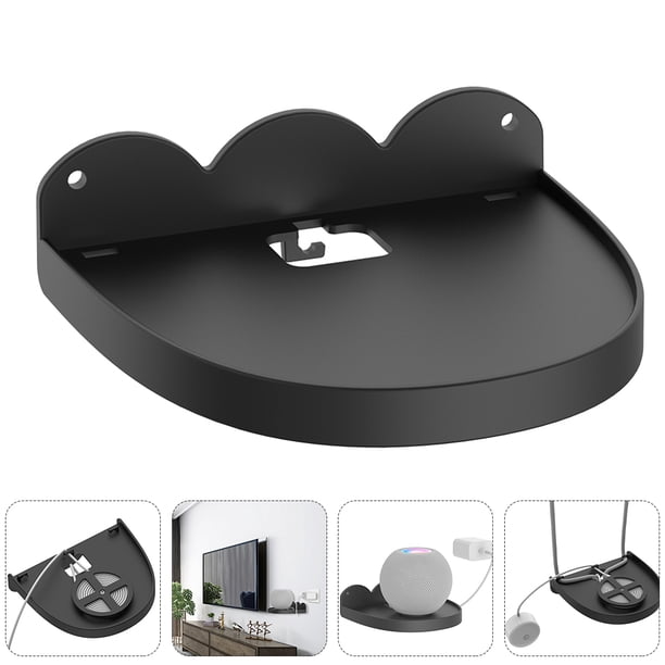 unbranded Soporte Organizador De Negro Con Espacio Para Enredar Cables Y Router