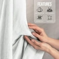 thumbnail image 6 of Utopia Towels Bath Sheet Set of 2, 600 GSM, Large bath towels "35x70", Absorbent Cotton, White, 6 of 6