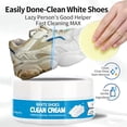 thumbnail image 4 of White Shoe Cleaner Cream,Rinse-Free White Shoe Clean Cream,Multi-functional Cleaning and Stain Removal Creams with Sponge (1), 4 of 7