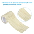 thumbnail image 3 of Unique Bargains Wood Grain Repair Tape 3.15'X15', Self Adhesive Realistic Textured Repair Tape Patch, Grey Oak, 3 of 5
