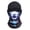 E, variant on 3D Printed Breathable Full Face Mask, Windproof Sunscreen Hood for Motorcycle Cycling and Carnival, Multicolor, One Size