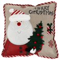 thumbnail image 1 of Throw Pillow Cover Xmas Pillow Cover Linen Cushion Cover Santa Claus Pillowcase, 1 of 4