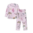 thumbnail image 2 of Bingfone Men'S Pajama Set 2 Piece Loungewear Pjs, Long Sleeve With Pajama Pants-No Drama Llama, 2 of 9