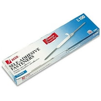 ACCO Premium Self-Adhesive Paper File Fasteners, 2" Capacity, 100 Ct