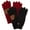 2 Pack: Black & Red, variant on Women’s Winter Touchscreen Gloves – Knit Fleece Lined Texting Gloves with Faux Suede Grip - Black 3 Tone Mix
