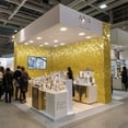 thumbnail image 3 of LAGarden 12 Pcs Gold Shimmer Wall Backdrop Panels Square Sequin Party Decoration 3x4 ft, 3 of 9