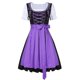 thumbnail image 1 of Disfraz de Oktoberfest alemán para mujer Dirndl tradicional bávaro cerveza carnaval Fraulein Cosplay vestido de sirvienta-AM, 1 of 5