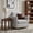 Gray, variant on ME'ON Modern Swivel Accent Chair with Solid Wooden Base , Contemporary Armchair for Living Room & Bedroom, Gray