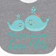 thumbnail image 4 of Inktastic My Grandparents Love Me Childs Boys or Girls Baby Bib, 4 of 4