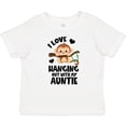 thumbnail image 3 of Inktastic Monkey I Love Hanging out with My Auntie Boys or Girls Baby T-Shirt, 3 of 5
