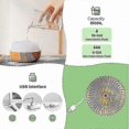 thumbnail image 3 of 180ML USB Electric Essential Oil Diffuser, Mini Humidifier for Home, Office, Bedroom, Auto Shut Off / 7 Color Lights / Quiet, 3 of 5