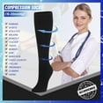 thumbnail image 6 of 3 Pairs Compression Socks For Women & Men 15-20 MmHg,Best Support For Cycling Athletic Hiking Running, 6 of 6