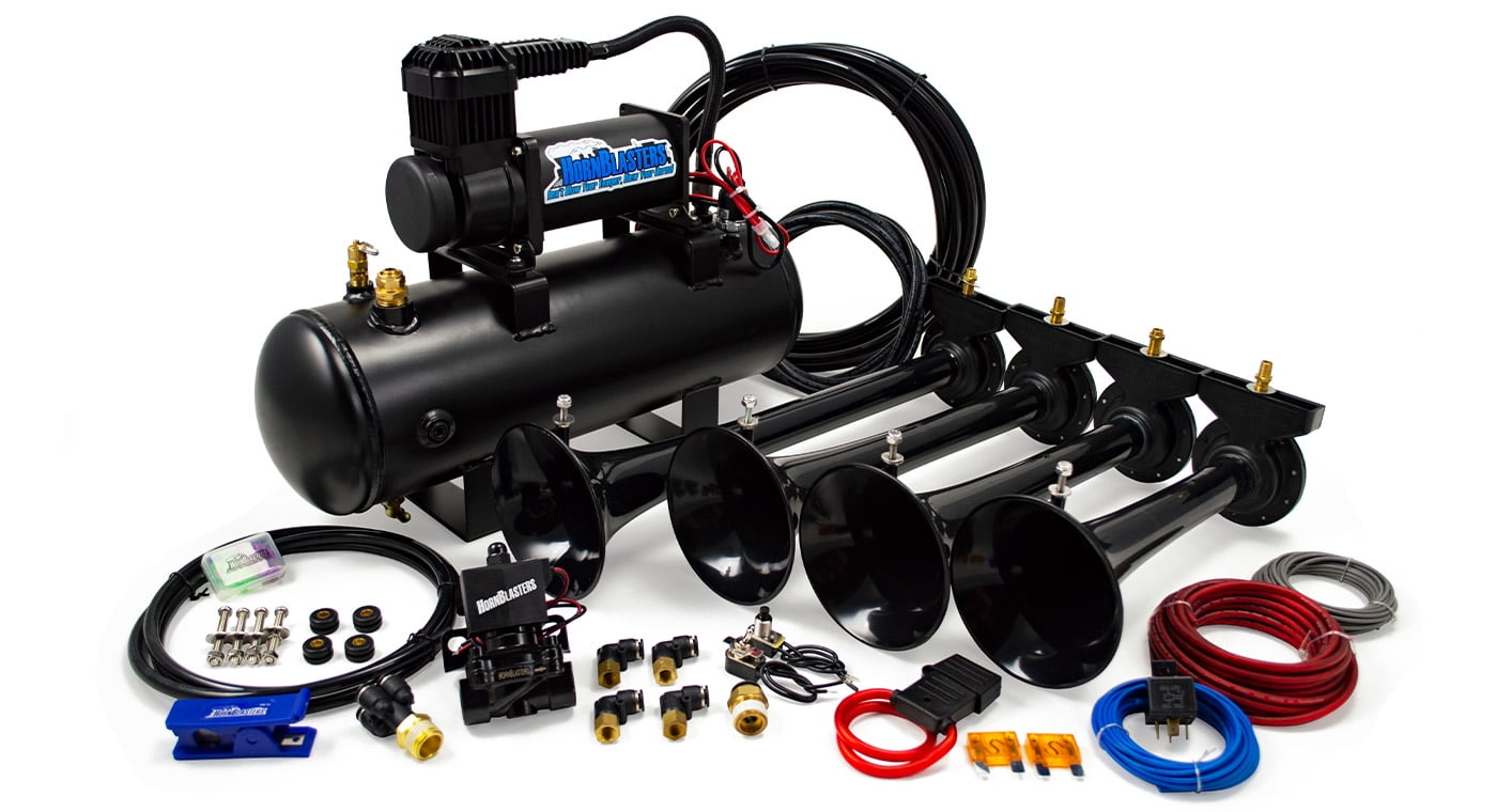 HornBlasters Shocker XL 2MC 150 PSI 2Gallon Train Horn Kit