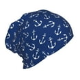 thumbnail image 2 of Honeii Nautical Anchors Print Kids Knit Beanie Watch Hat ,Knit Cap for Boys and Girls, 2 of 7