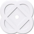 thumbnail image 1 of Ekena Millwork CMP36CE-04000 36 Po OD x 4 Po ID Charlotte Carrée Grade Architectural PVC Médaillon de Plafond Contemporain, 1 of 1