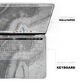thumbnail image 4 of DesignSkinz Gray Slate Marble V26 Full-Body Skin Decal Wrap Cover for MacBook Air 11"(A1465/A1370), 4 of 9
