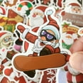 thumbnail image 3 of leyfeng 25 unids/lote Feliz Navidad 3D cartón burbuja pegatina Santa Claus hinchado impermeable pegatina Navidad decoración regalos, 3 of 8