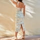 thumbnail image 4 of Vestido Nuevo estilo de alto grado con falda de tirantes con volantes, novedad de verano para mujer, vestido de pastel de longitud media Cgtredaw Para estrenar, 4 of 7