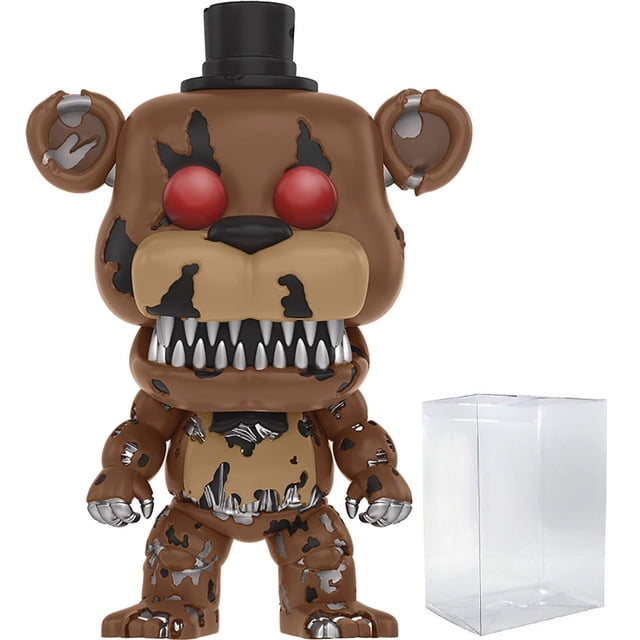 Figura de acción Funko POP Five Nights at Freddy's Nightmare Freddy con protector de caja