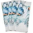 thumbnail image 6 of Watercolor Bunny Bike Kitchen Tea Towels Set of 4 Absorbent Hand Dish Towels, Easter Basket Eggs Dishcloths Lint-Free 18x28 Inch Fast Drying for Cooking Baking Home Clean, 6 of 7