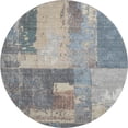 thumbnail image 2 of Addison Rugs Mayfield Premium Machine Washable Transitional Abstract Beige Round Rug, 8' x 8', 2 of 6