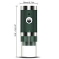 thumbnail image 3 of Tignapoo Portable USB Rechargeable Coffee Grinder with 5 Adjustable Settings, Gravity Sensor Auto-Stop, Stainless Steel Blade, Transparent Bean Container, Ideal for Home, Office, Travel, Camping -, 3 of 7