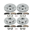 thumbnail image 3 of Power Stop Front and Rear Stock Replacement Brake Pad and Rotor Kit KOE4097, 3 of 8