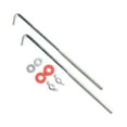 thumbnail image 1 of koolsoo Battery Hold Down J Bolts Fixing Bolts Nuts Washers Battery Tie Down Bracket 27cm, 1 of 9