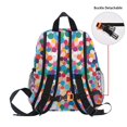 thumbnail image 5 of FORMRS School Backpack with Front Zippered Pocket 12" Student Travel Daypack, Blue Colorful Circles, 5 of 6