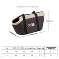 thumbnail image 2 of Portable Soft Sling Handbag for Outdoor Hiking Travel for Chihuahua Dog Shoulder  Bags Dog Carriers Puppy Backpack Pet Carrier COFFEE S, 2 of 8