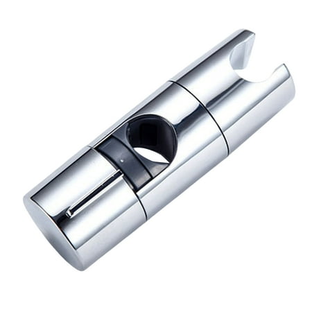 

Farfi Shower Lifter Innovative Lock Anti-corrosive Chromium Coating Adjusting Height Universal Design Scratch-resistant Anti-falling ABS Shower Lift Rod Sliding Sleeve Bathroom Supply (Silver)