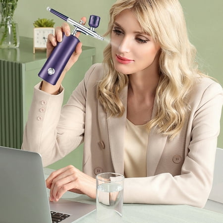 

Tiitstoy Oxygen Facial Portable Airbrush Skin Care Nano Facial Steamer Portable Makeup Airbrush Serum Toner Nano Mist Sprayer Facial Misters Device