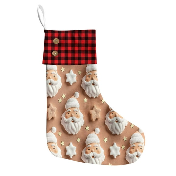 Jamicy Christmas Socks Clearance Christmas Stockings Personalized Hanging Stocking Christmas Decor Family Xmas Holiday Party Gift
