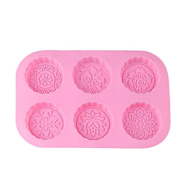 Inteprter Molde de silicona, molde para hornear DIY, adecuado para pastel de Luna, hornear pasteles, galletas de Chocolate, cubitos de hielo Cocina y Comedor Inteprter HA019248-00