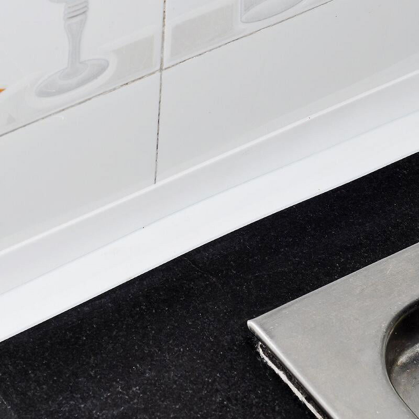Caulk Strip PMMA Self Adhesive Waterproof Sealing Tape for Bathtub Bathroom  Shower Toilet Kitchen and Wall Caulk Tape (59/50 Inch Width x 33Feet