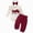 A6-Wine, variant on Baby Girl Bodysuit Outfits Long Sleeve Romper Bodysuit Tops Pants Set Cute Fall Winter Clothes