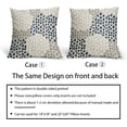 thumbnail image 5 of Polka Dot Pillow Covers 18x18 Set of 2 Black Cream Throw Pillows Boho Design Brush Strokes Decorative Outdoor Pillowcase Square Cushion Cover Linen Pillow Case for Home Sofa Couch Bed, 5 of 5
