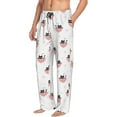 thumbnail image 6 of Pofeuu Umbrella Cat Print Men's Pajama Pants, Soft Lounge Pajama Pants with big pockets for Men Plaid Pj Bottoms-Small, 6 of 6