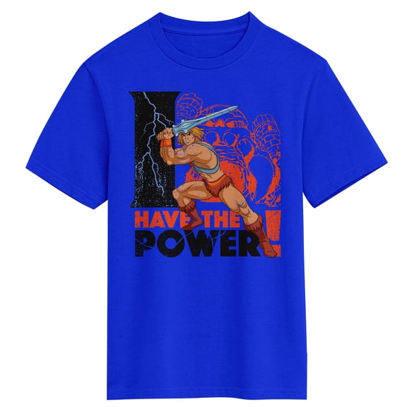 Masters of the Universe He-Man Have the Power Boys Short Sleeve Graphic T-Shirt-XL