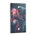 thumbnail image 2 of Yayeee Blank Wall Plate Cover 1-Gang 4.5"x2.7" Home Unused Decorative Outlet, Glowing Jellyfish, 2 of 7