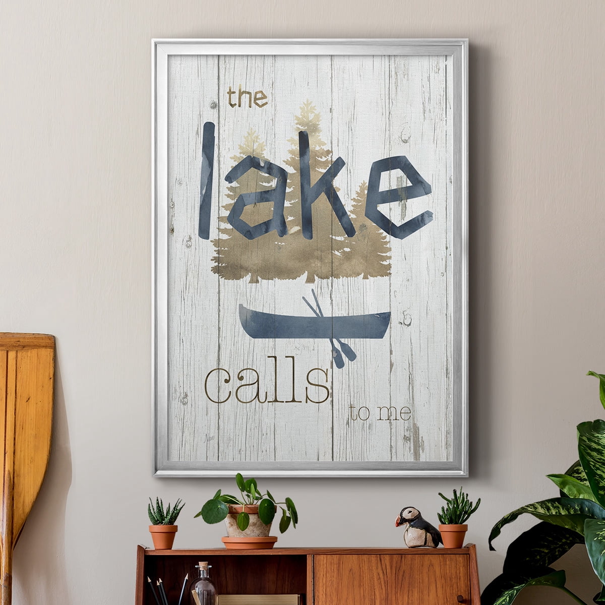 Lake Calls Me Premium Classic Framed Print - Ready to Hang